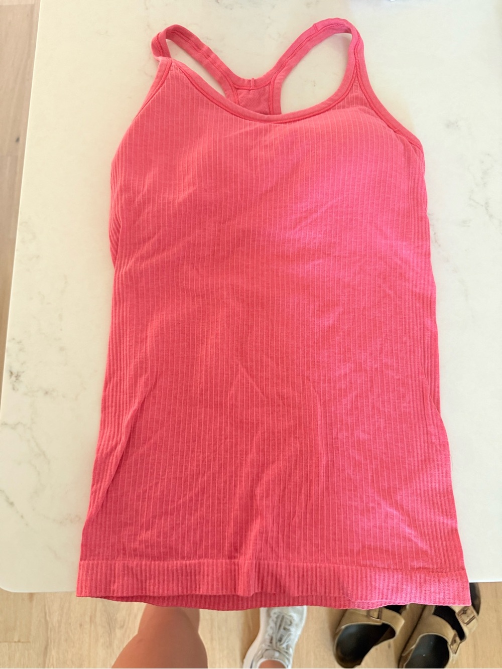 lululemon athletica Pink ebb to street tank